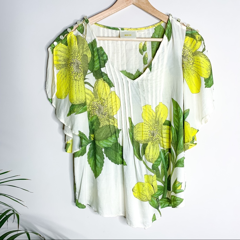ANTHRO MAEVE MAYA FLORAL BLOUSE